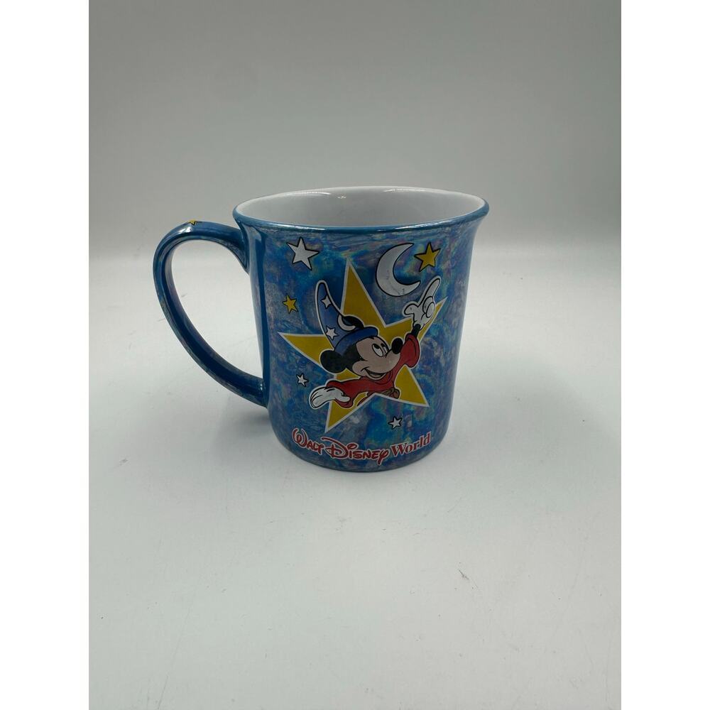 Walt Disney World Mug Blue Parks Coffee Cup/ Mug Mickey Mouse lusterware
